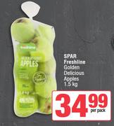 Spar Freshline Golden Delicious Apples-1.5Kg Per Pack