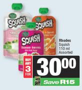 Rhodes Squish Assorted-For 3 x 110ml