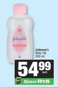 Johnson's Baby Oil-200ml