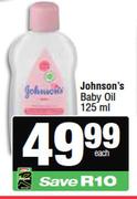 Johnson's Baby Oil-125ml