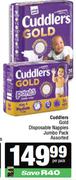 Cuddlers Gold Disposable Nappies Jumbo Pack Assorted