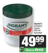 Ingram's Camphor Cream Assorted-450ml