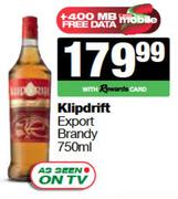 Klipdrift Export Brandy-750ml