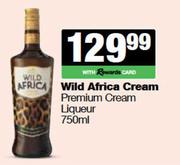 Wild Africa Cream Premium Cream Liqueur-750ml