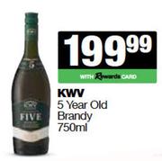 KWV 5 Year Old Brandy-750ml