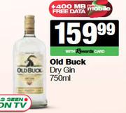Old Buck Dry Gin-750ml