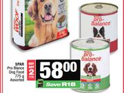 Spar Pro Balance Dog Food Assorted-For 2 x 775g