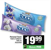 Personal Touch Fabric Softener Assorted-500ml
