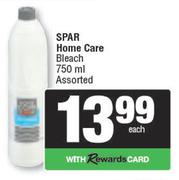 Spar Home Care Bleach Assorted-750ml