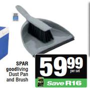 Spar Good Living Dust Pan & Brush