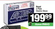 Royal 2 Plate Electric Stove