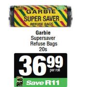 Garbie Supersaver Refuse Bags-20s Per Roll