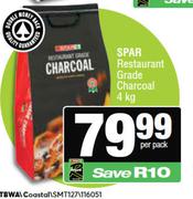 Spar Restaurant Grade Charcoal-4Kg Per Pack