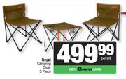 Royal Camping Chair 3 Piece-Per Set