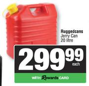 Rugged Cans Jerry Can-20L Each
