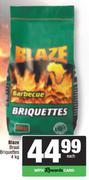 Blaze Braai Briquettes-4Kg Each