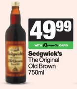 Sedhwick's The Original Old Brown-750ml