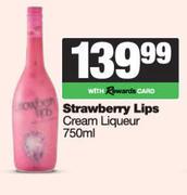 Strawberry Lips Cream Liqueur-750ml