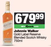 Johnnie Walker Gold Label Reserve Blended Scotch Whisky-750ml