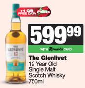 The Glenlivet 12 Year Old Single Malt Scotch Whisky-750ml