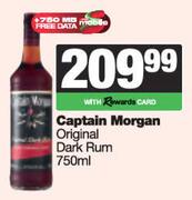 Captain Morgan Original Dark Rum-750ml