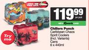 Chillers Punch Caribbean Chaos Spirit Coolers Cans-6 x 440ml Per Pack