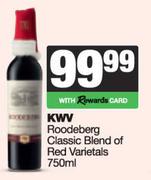 KWV Roodeberg Classic Blend Of Red Varients-750ml