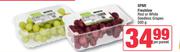 Spar Freshline Red Or White Seedless Grapes-500g Per Punnet