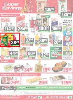 SPAR & SUPERSPAR Mthatha : Christmas Super Savings (08 December - 24 December 2025), page 12