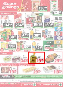 SPAR & SUPERSPAR Mthatha : Christmas Super Savings (08 December - 24 December 2025), page 12