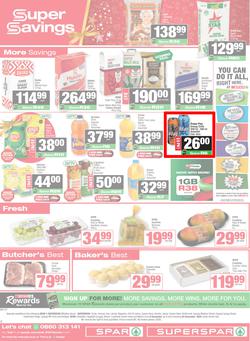 SPAR & SUPERSPAR Mthatha : Christmas Super Savings (08 December - 24 December 2025), page 12