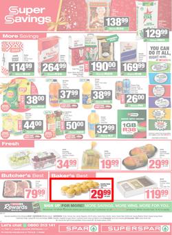 SPAR & SUPERSPAR Mthatha : Christmas Super Savings (08 December - 24 December 2025), page 12