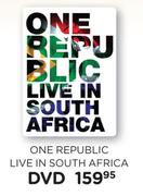 One Republic Live In South Africa DVD-Each