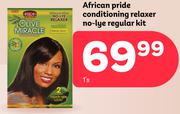 African Pride Conditioning Relaxer No-Lye Regular Kit