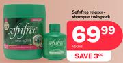 Sofnfree Relaxer + Shampoo Twin Pack-450ml