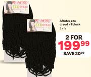 Afrotex Eco Dread #1 Black-For 2 