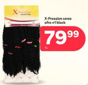 X-Pression Ceres Afro #1 Black