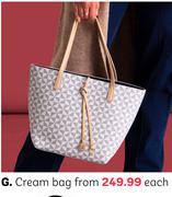 Cream Bag From-Each