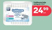 Cuddlesome Baby Caring Set 3 In 1