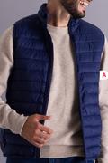 Men's Basic Sleeveless Puffer Jackets From (XS-XXL)-Each