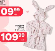 Baby Girls Gowns 0-24 Months