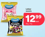 Lekker Sweets-60g/70g
