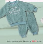 Babies Sherpa Sets 0-24 Months-Per Set