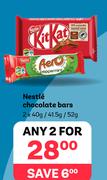 KitKat Chocolate Bars-For 2 x 40g/41.5g/52g