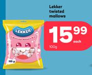 Lekker Twisted Mallows-100g 