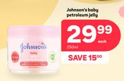 Johnson's Baby Petroleum Jelly-250ml
