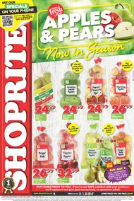 Shoprite Northern Cape & Free State : Apples & Pears Now In Season (28 April - 11 May 2025)