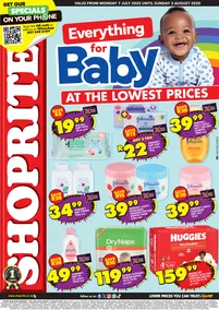 Shoprite Northern Cape & Free State : Everything For Baby (07 July - 03 August 2025)