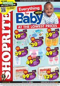 Shoprite Northern Cape & Free State : Everything For Baby (26 May - 29 June 2025)