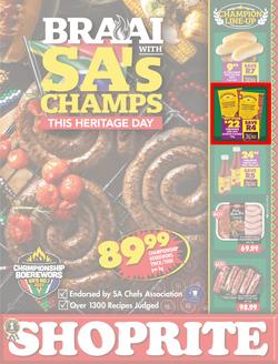 Shoprite Northern Cape & Free State : Braai With SA's Champs This Heritage Day (18 September - 8 October 2023), page 1